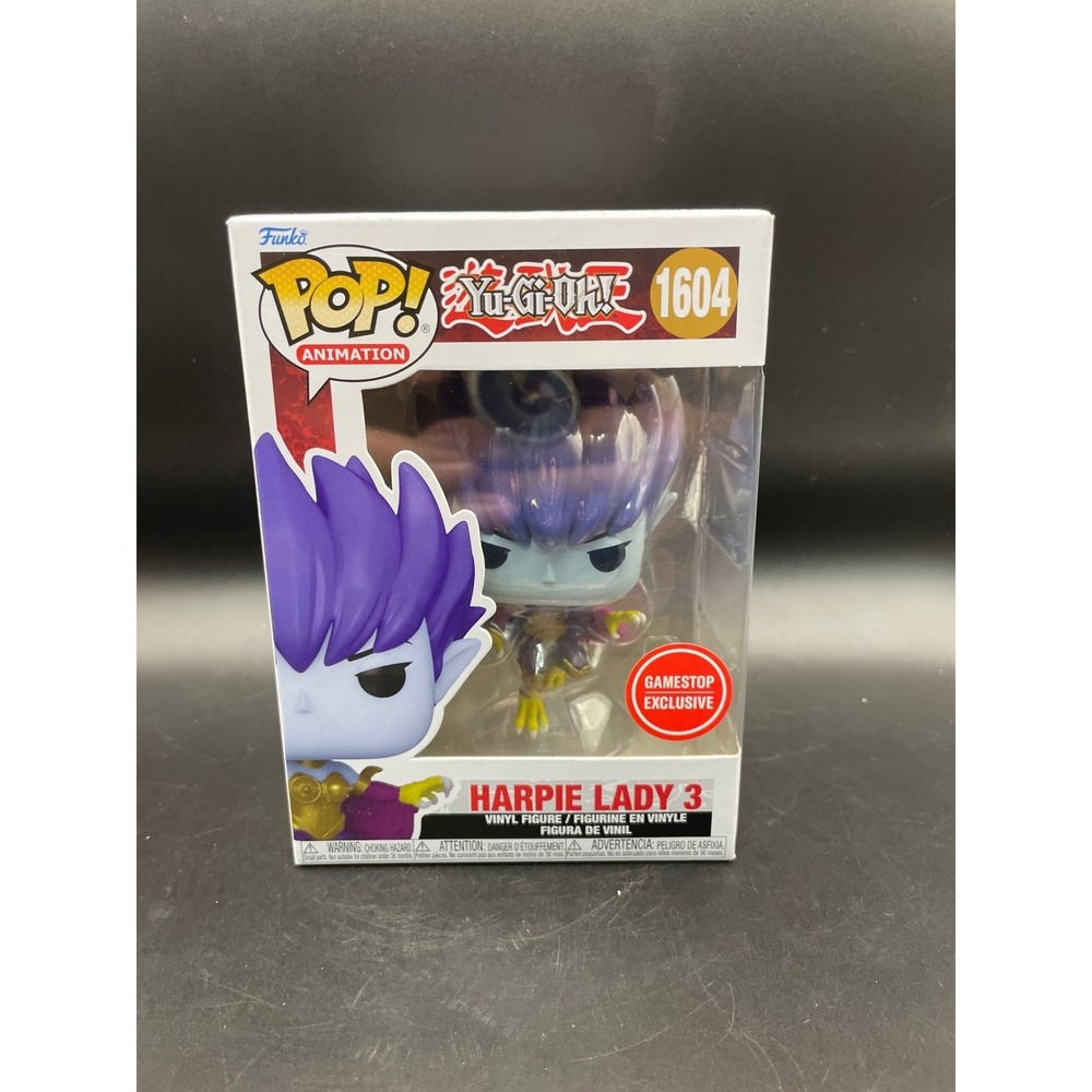 Funko Pop Yu-Gi-Oh Harpie Lady 3 1604 GameStop Exclusive Vinyl Figure Animation